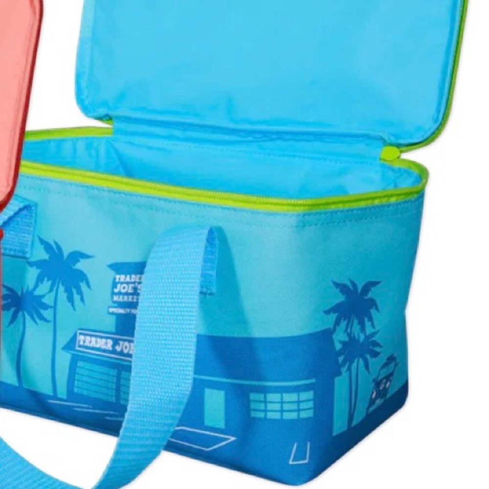 Trader Joe's Blue Cooler Bag